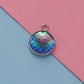 Stainless Steel Mermaid Scale Charms For Jewelry  15colors  12mm 12pcs/lot