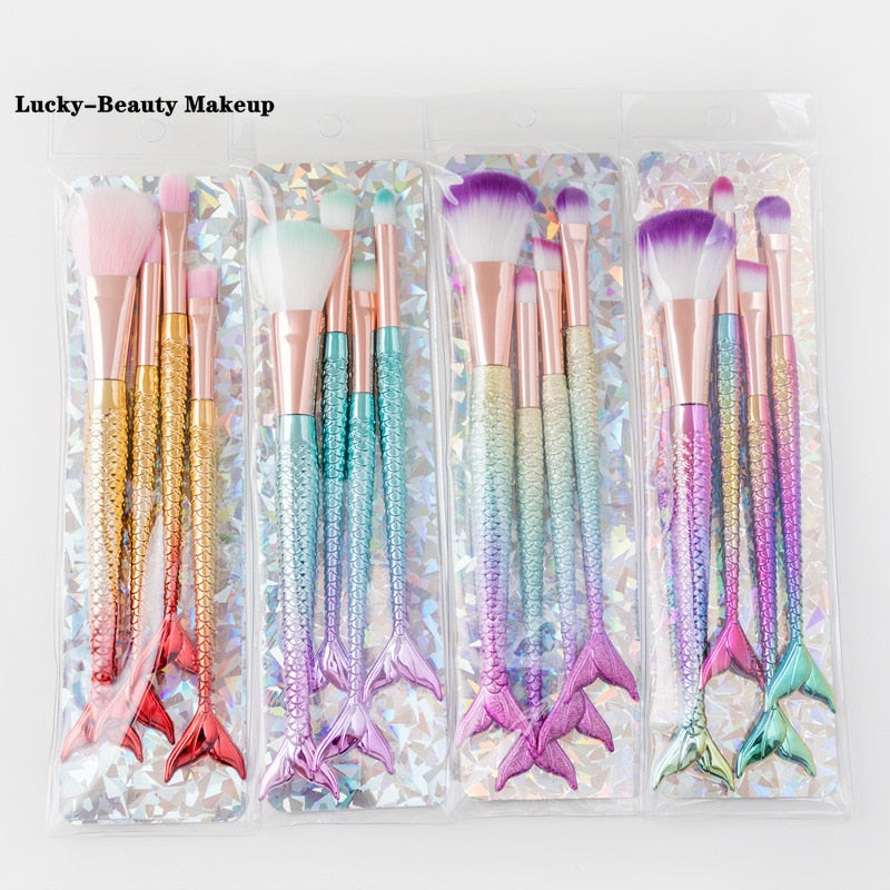 Mermaid Makeup brush beauty makeup tools