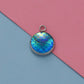 Stainless Steel Mermaid Scale Charms For Jewelry  15colors  12mm 12pcs/lot