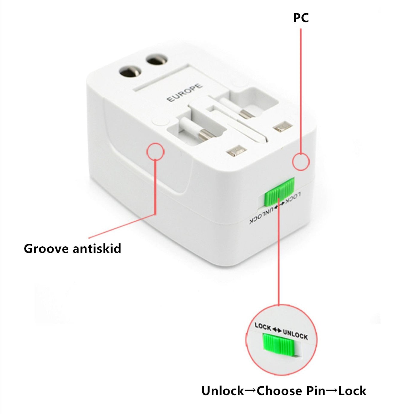 All-in-one International Travel Power Converter - Mermaid Quake